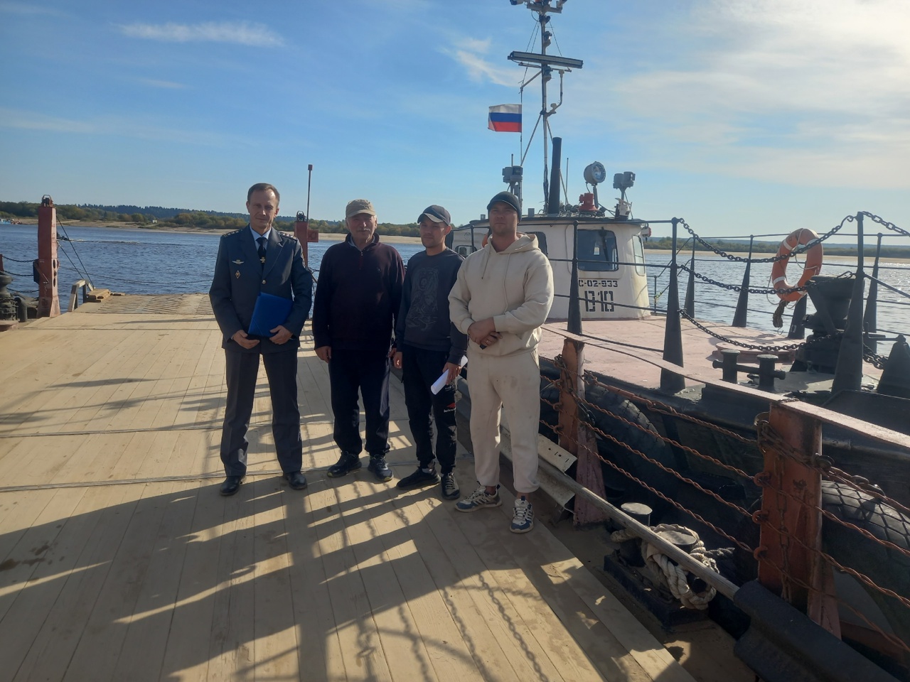 Котласским территориальным отделом госморречнадзора МТУ Ространснадзора по СЗФО проведен постоянный рейд на участке реки Северной Двины с 675 км по 681 км